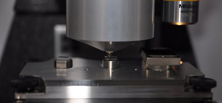 A nanoindenter 750 model at Swinburne's Microanalytical and Microfabrication facility. A nanoindenter 750 model at Swinburne's Microanalytical and Microfabrication facility.